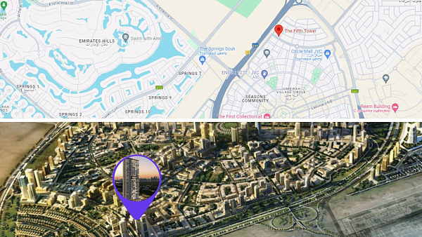 Апартаменты The Fifth от Object 1 в районе JVC в Дубае