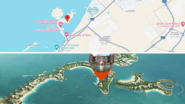 Апартаменты в комплексе The Unexpected Al Marjan Island Hotel & Residence от Almal в Ras Al Khaimah