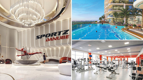 Апартаменты в Sportz от Danube в районе Dubai Sports City