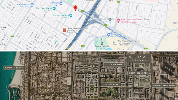 Апартаменты и пентхаус в комплексе Verve City Walk от Meraas в районе Al Wasl в Дубае