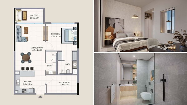Квартиры Riviera Chalet в Jumeirah Village Circle от Riviera Group Квартиры Riviera Chalet в Jumeirah Village Circle от Riviera Group