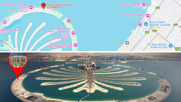 Апартаменты в комплексе The Alba Residences от Omniyat в районе Palm Jumeirah в Дубае