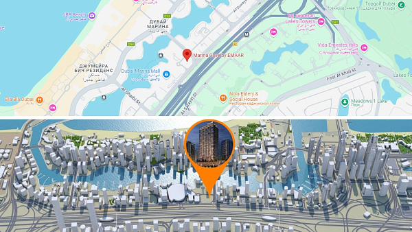 Апартаменты в комплексе Marina Cove от Emaar в районе Dubai Marina