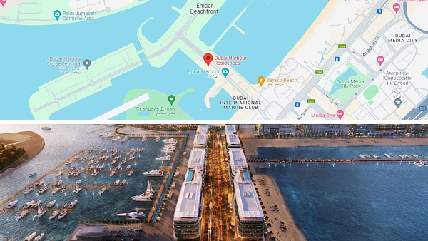 Апартаменты в комплексе Dubai Harbour Residences от H and H в районе Dubai Harbour