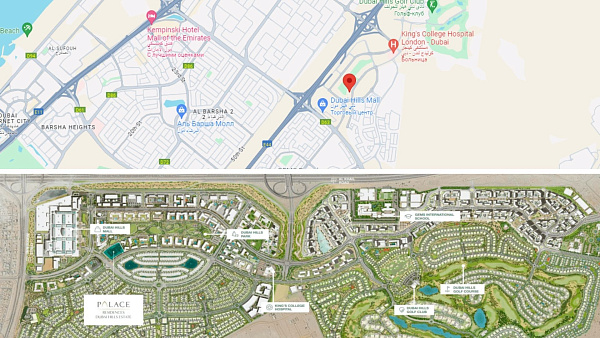 Апартаменты и таунхаусы в комплексе Palace Residences Dubai Hills Estate от Emaar в Дубае
