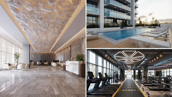 Квартиры в комплексе Violet Tower от Dubai Investments в районе JVC в Дубае