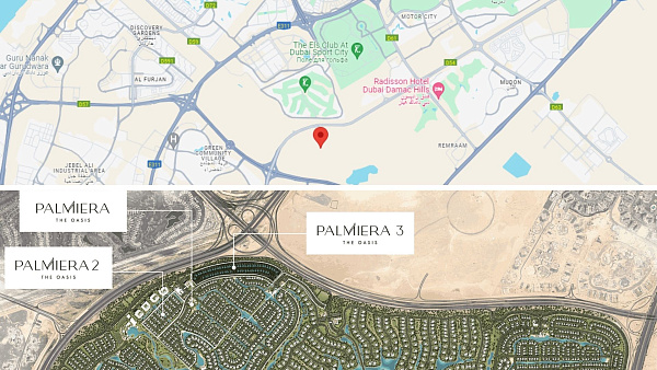 Виллы в комплексе The Oasis Palmiera Phase 3 от Emaar в Dubailand