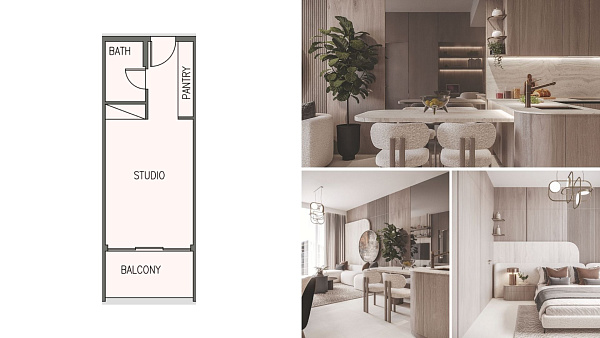 Apartments-studio Pearl House 2