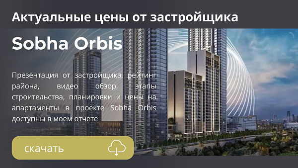 Апартаменты в комплексе Sobha Orbis от Sobha в районе Motor City в Дубае