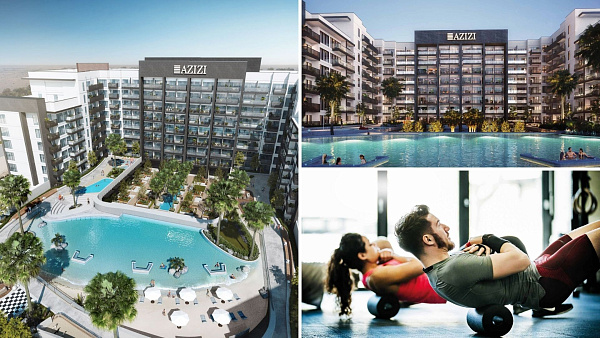 Апартаменты в Beach Oasis от Azizi в районе Dubai Studio City