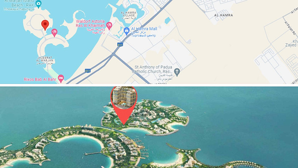 Апартаменты в комплексе Shoreline от DAMAC на Al Marjan Island в Ras Al Khaimah