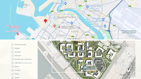 Апартаменты в Ocean Star от Emaar в районе Rashid Yachts and Marina в Дубае Апартаменты в Ocean Star от Emaar в районе Rashid Yachts and Marina в Дубае