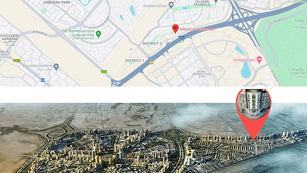Апартаменты в комплексе Milestone Residences от Axiom Prime в районе JVT в Дубае