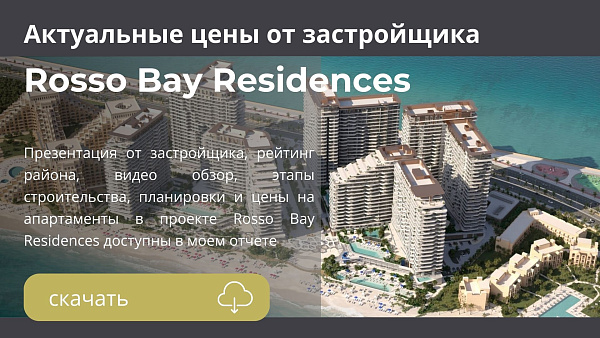 Апартаменты в комплексе Rosso Bay Residences от ALDAR в Ras Al Khaimah