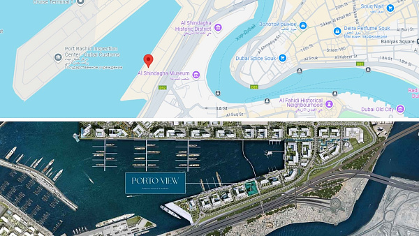 Апартаменты в комплексе Porto View от Emaar в районе Rashid Yachts and Marina в Дубае