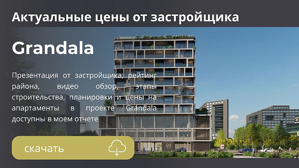 Апартаменты Grandala от Palladium в районе Jumeirah Garden City в Дубае